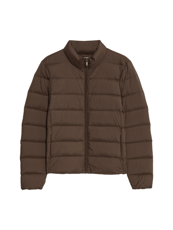 Marks & Spencer Подплатено сгъваемо яке с пух и пух Marks & Spencer кафяво