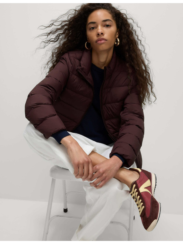 Marks & Spencer Подплатено сгъваемо яке с пух и пух Marks & Spencer червено