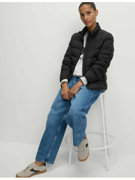 Marks & Spencer Подплатено сгъваемо яке с пух и пух Marks & Spencer черно