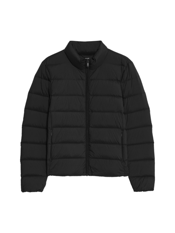 Marks & Spencer Подплатено сгъваемо яке с пух и пух Marks & Spencer черно