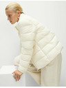 Marks & Spencer Подплатено сгъваемо яке с пух и пух Marks & Spencer кремаво