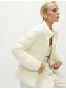 Marks & Spencer Подплатено сгъваемо яке с пух и пух Marks & Spencer кремаво
