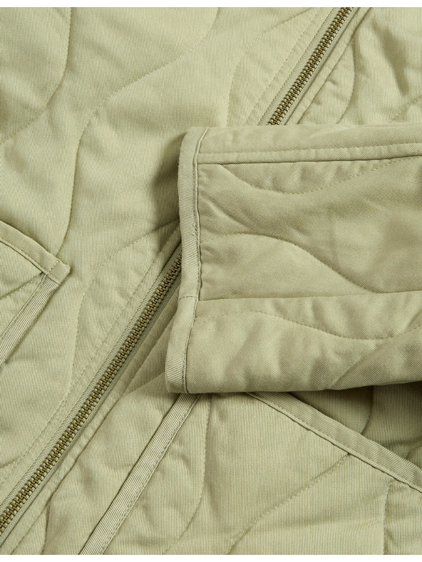 Marks & Spencer Подплатено яке с яка Marks & Spencer зелено