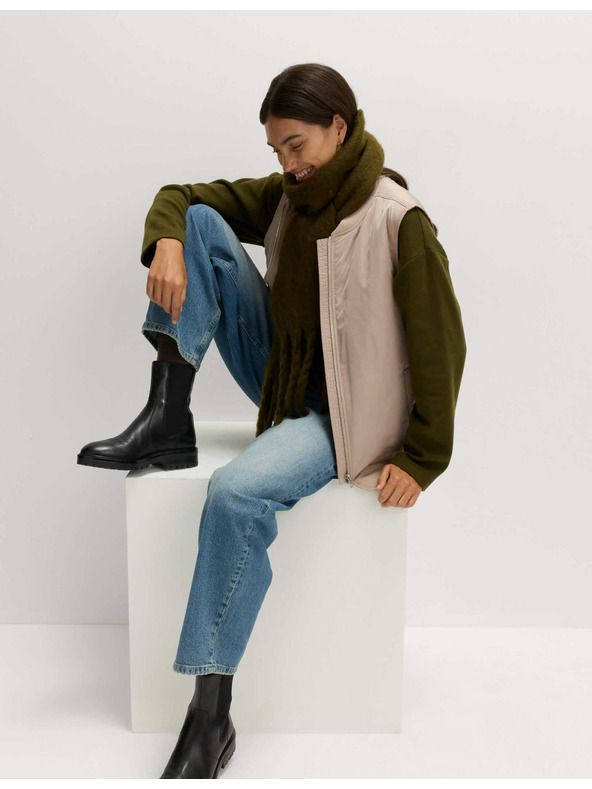 Marks & Spencer Затоплена жилетка Marks & Spencer бежова