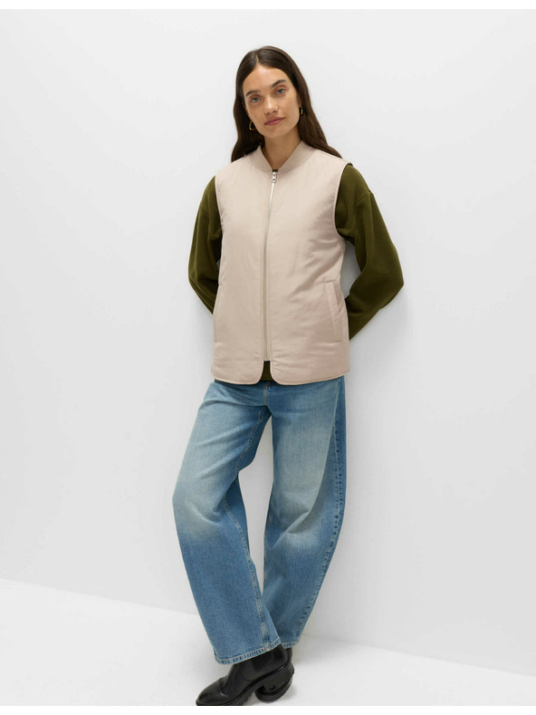 Marks & Spencer Затоплена жилетка Marks & Spencer бежова