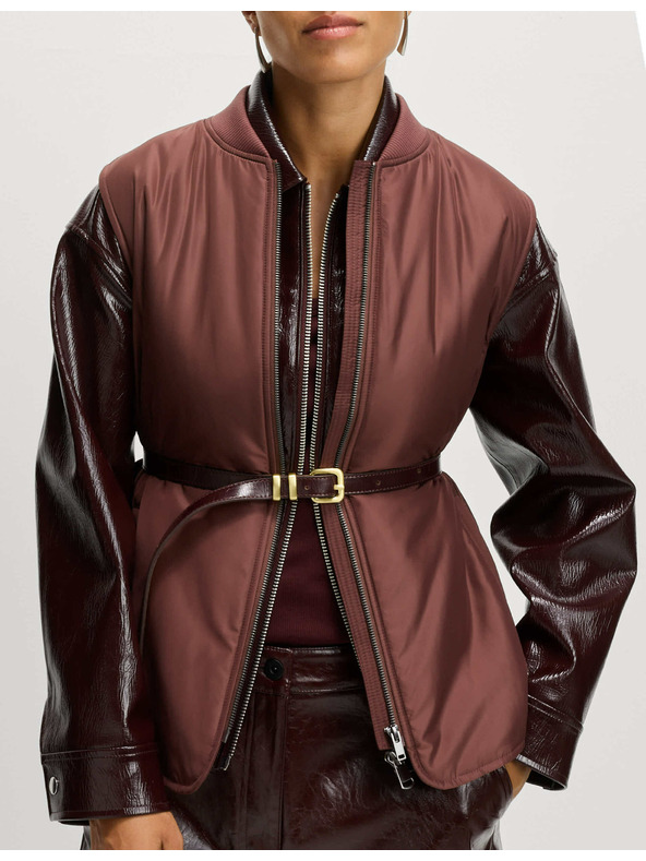 Marks & Spencer Затоплена жилетка Marks & Spencer кафява