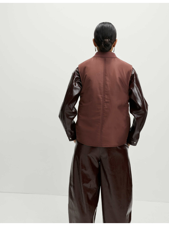 Marks & Spencer Затоплена жилетка Marks & Spencer кафява