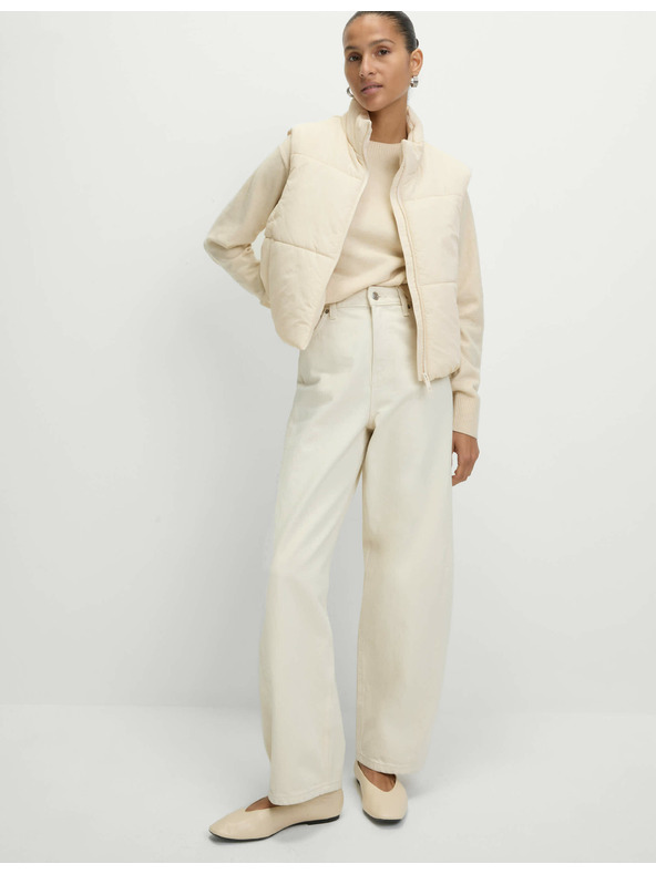 Marks & Spencer Кратка подплатена жилетка с технология Thermowarmth™ Marks & Spencer бежова