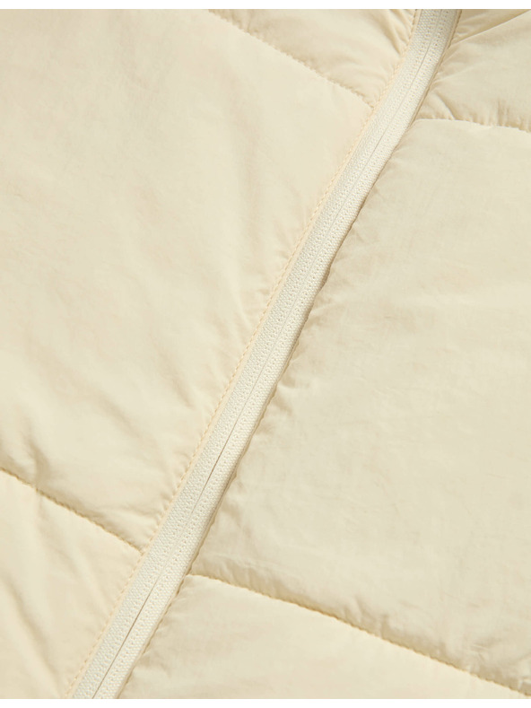 Marks & Spencer Кратка подплатена жилетка с технология Thermowarmth™ Marks & Spencer бежова