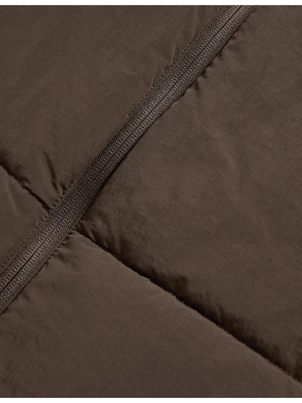 Marks & Spencer Кратка подплатена жилетка с технология Thermowarmth™ Marks & Spencer кафява