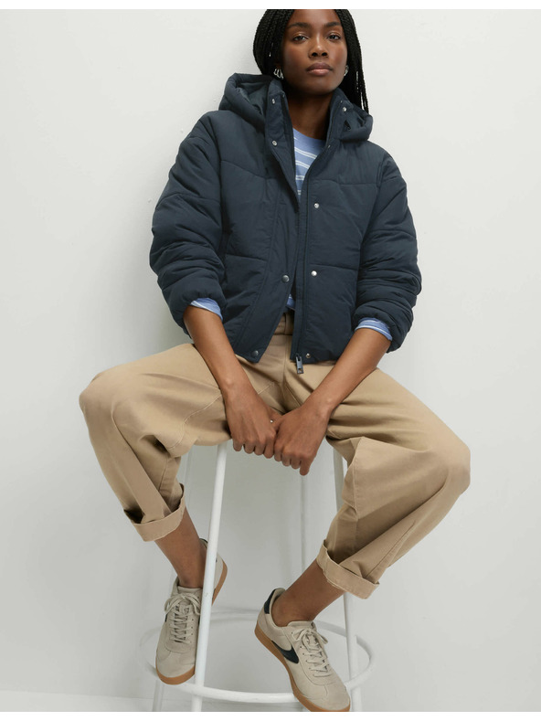 Marks & Spencer Подплатено яке с качулка с технология Thermowarmth™ Marks & Spencer морско синьо