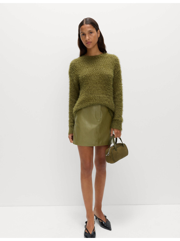 Marks & Spencer Мини пола от изкуствена кожа Marks & Spencer зелен