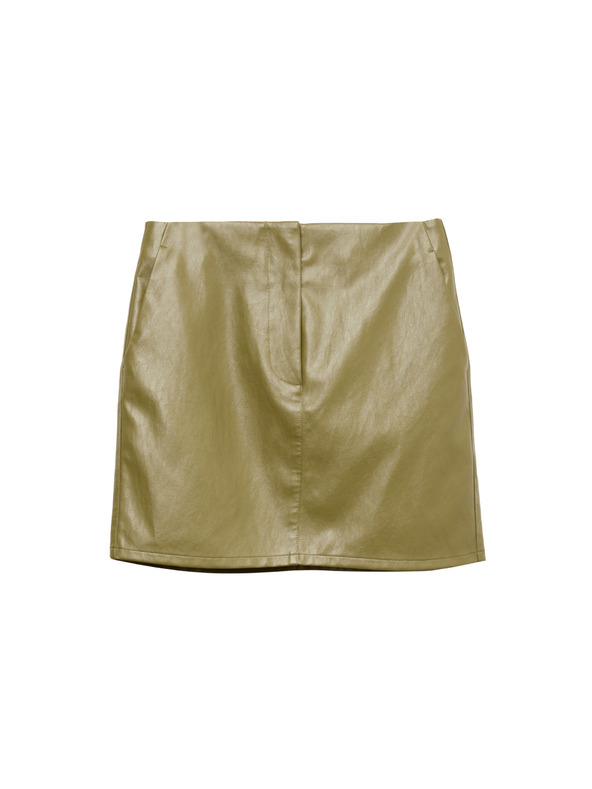Marks & Spencer Мини пола от изкуствена кожа Marks & Spencer зелен