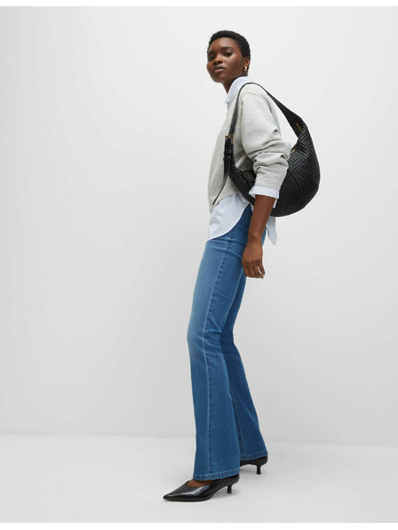 Marks & Spencer Джегинси с разширени крачоли Marks & Spencer тъмносини