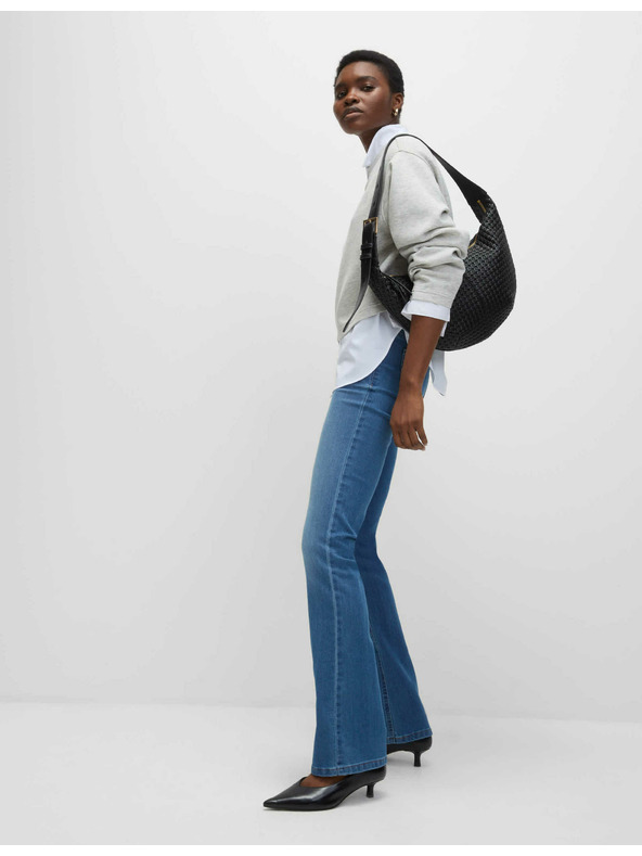 Marks & Spencer Джегинси с разширени крачоли Marks & Spencer тъмносини