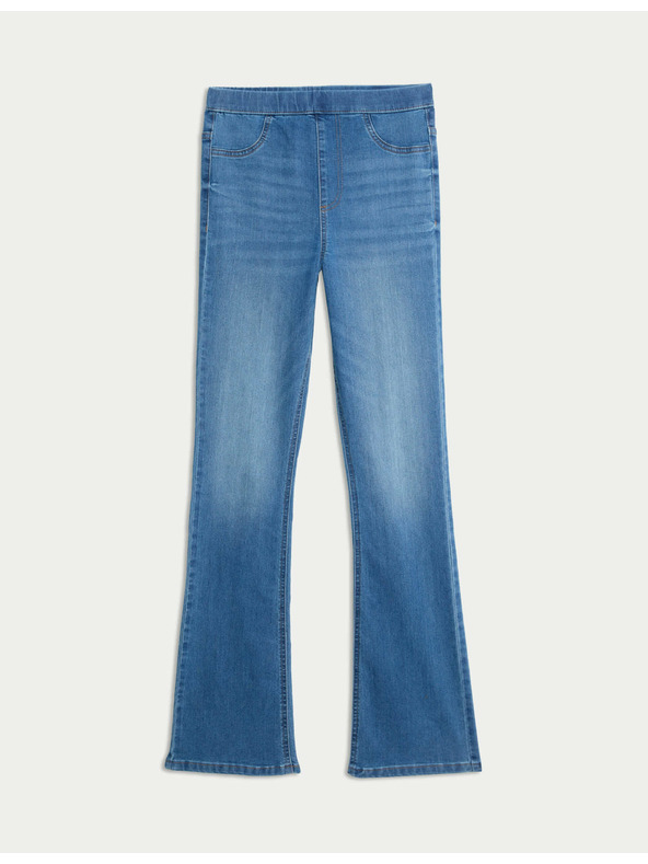 Marks & Spencer Джегинси с разширени крачоли Marks & Spencer тъмносини