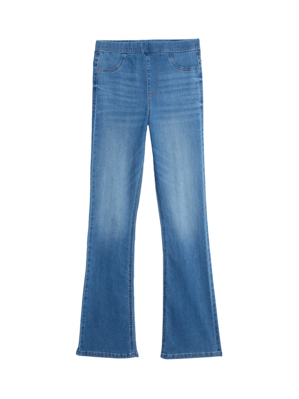 Marks & Spencer Джегинси с разширени крачоли Marks & Spencer тъмносини