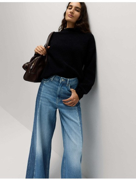 Marks & Spencer Дънки с разпусната кройка Marks & Spencer тъмносини