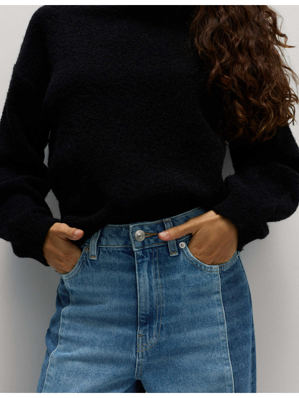 Marks & Spencer Дънки с разпусната кройка Marks & Spencer тъмносини