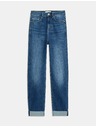 Marks & Spencer Супер меки дънки Harper с висока талия Marks & Spencer тъмносини