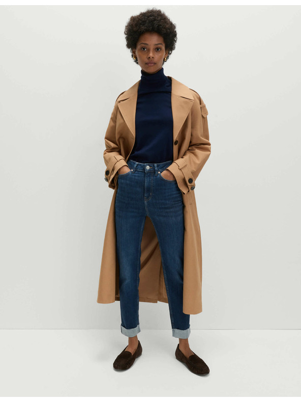 Marks & Spencer Супер меки дънки Harper с висока талия Marks & Spencer тъмносини