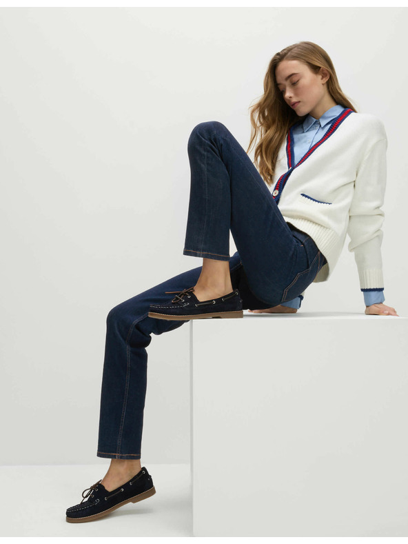 Marks & Spencer Дънки Sienna Supersoft с висока талия Marks & Spencer тъмносини