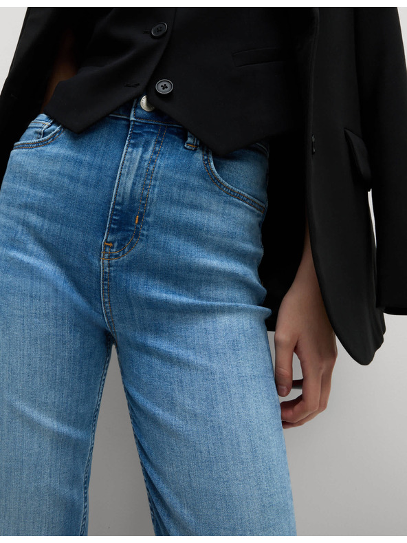 Marks & Spencer Дънки Sienna Supersoft с висока талия Marks & Spencer тъмносини