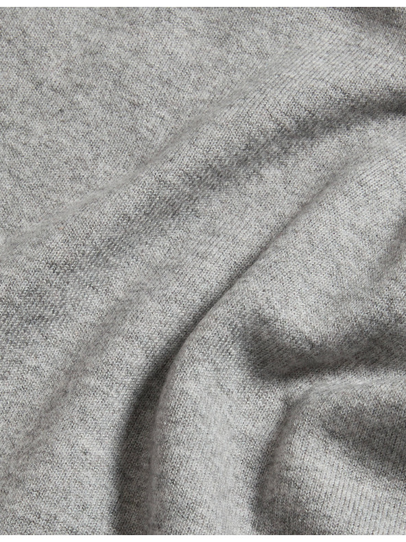 Marks & Spencer Суитшърт с яка от лека прежда Marks & Spencer сив