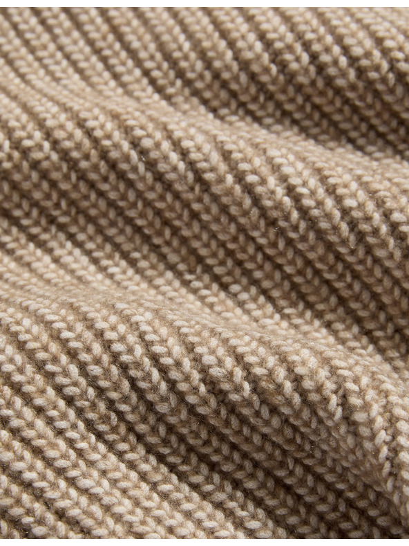 Marks & Spencer Раиран суитшърт от мека прежда с кръгло деколте Marks & Spencer кафяв