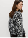 Marks & Spencer Свободен пуловер с животински принт Marks & Spencer черен
