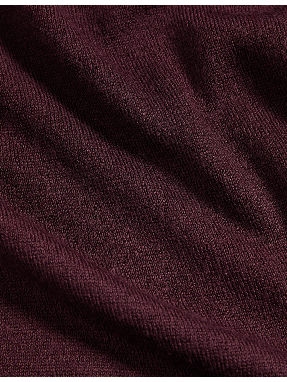 Marks & Spencer Изключително мек пуловер с деколте Marks & Spencer червен