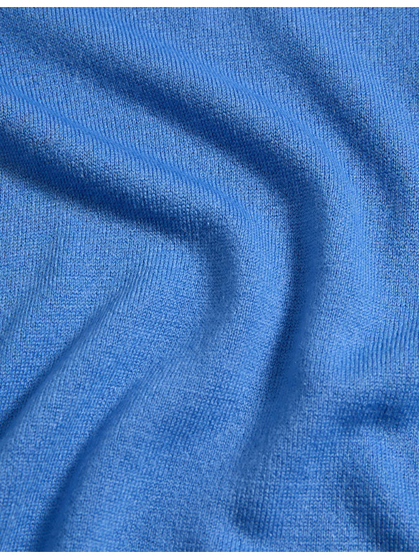 Marks & Spencer Изключително мек пуловер с деколте Marks & Spencer син