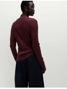 Marks & Spencer Ребрест пуловер с висока яка Marks & Spencer червен