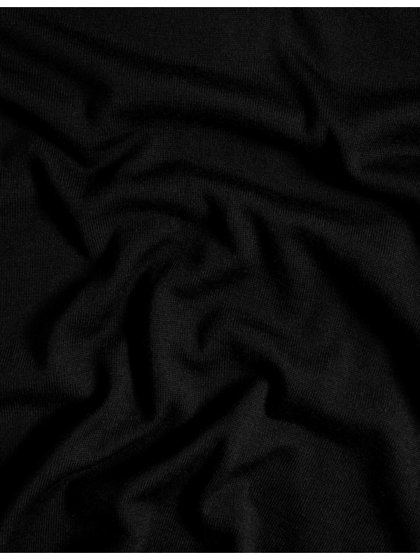 Marks & Spencer Суитшърт с V-образно деколте от мериносова вълна Marks & Spencer черен