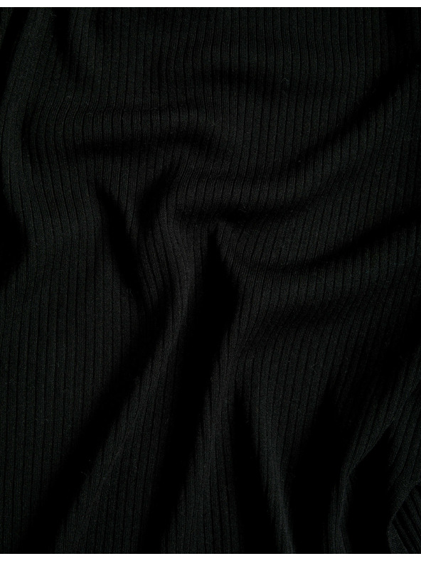 Marks & Spencer Дълга ребрест жилетка без закопчаване Marks & Spencer черна