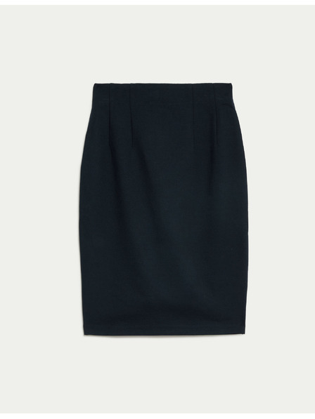 Marks & Spencer Трикотажна пouzdrова пола до коляното Marks & Spencer тъмносиня