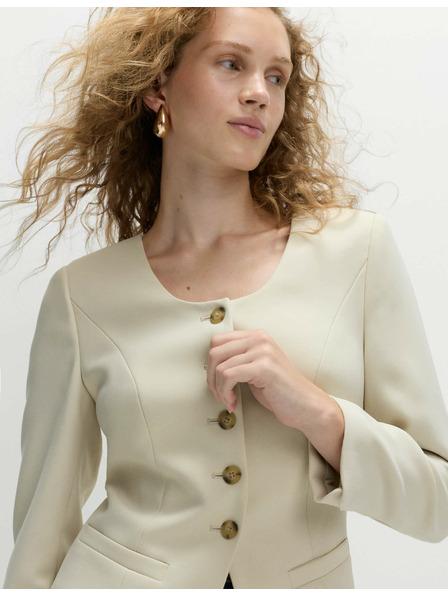 Marks & Spencer Скъсено яке Marks & Spencer в кремаво