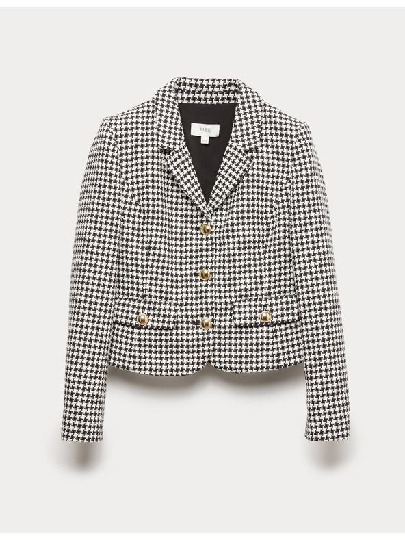 Marks & Spencer Туидено яке без яка с висок дял памук Marks & Spencer в черно