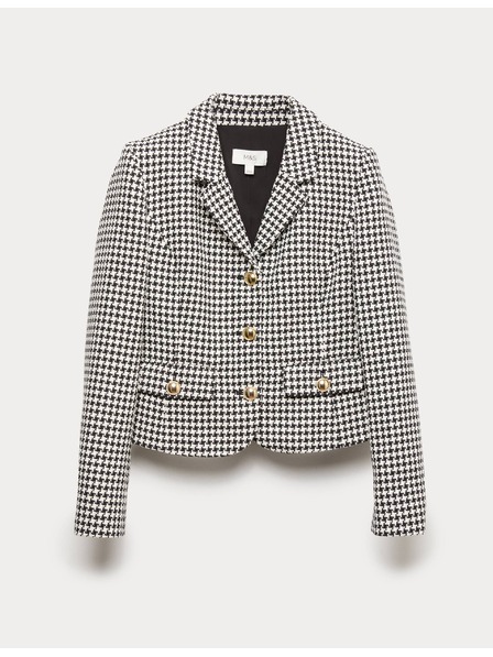 Marks & Spencer Туидено яке без яка с висок дял памук Marks & Spencer в черно