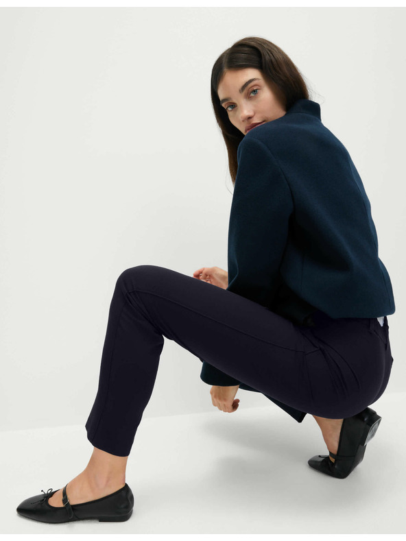 Marks & Spencer Глезенови панталони с еластичност, тесен силует Marks & Spencer тъмносин