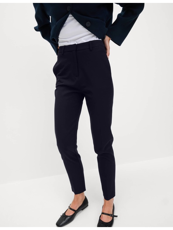 Marks & Spencer Глезенови панталони с еластичност, тесен силует Marks & Spencer тъмносин