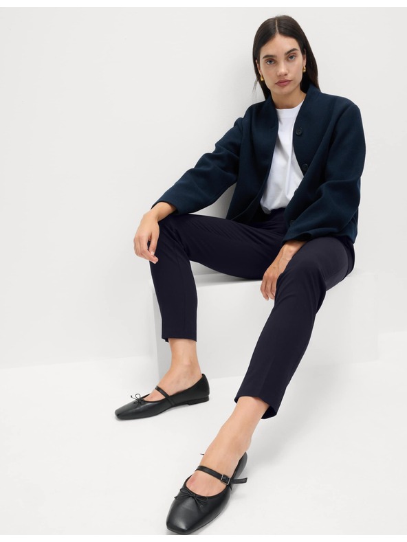Marks & Spencer Глезенови панталони с еластичност, тесен силует Marks & Spencer тъмносин