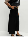 Marks & Spencer Тъкана плисирана панталонна пола с широки крачоли Marks & Spencer черен