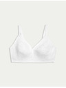 Marks & Spencer Дантелен сутиен с бедра, ефект на свиване и технология Flexifit™ Marks & Spencer бял