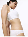 Marks & Spencer Дантелен сутиен с бедра, ефект на свиване и технология Flexifit™ Marks & Spencer бял