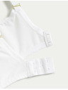 Marks & Spencer Дантелен сутиен с бедра, ефект на свиване и технология Flexifit™ Marks & Spencer бял