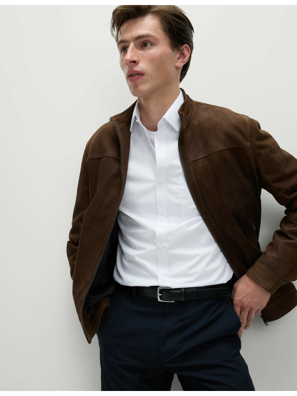 Marks & Spencer Риза с дълъг ръкав Marks & Spencer, 3 броя в опаковка бяла