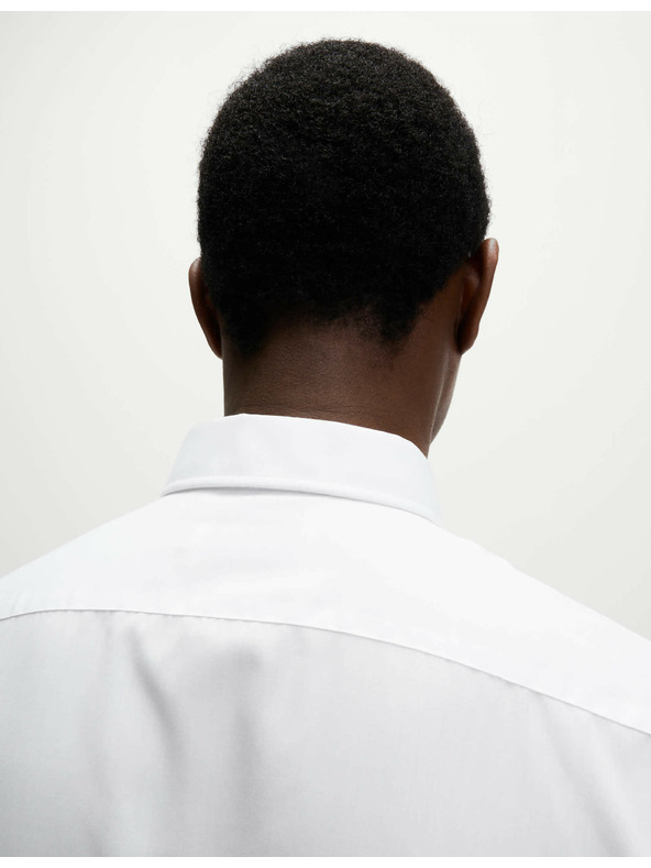 Marks & Spencer Комплект от три мъжки бели ризи Marks & Spencer