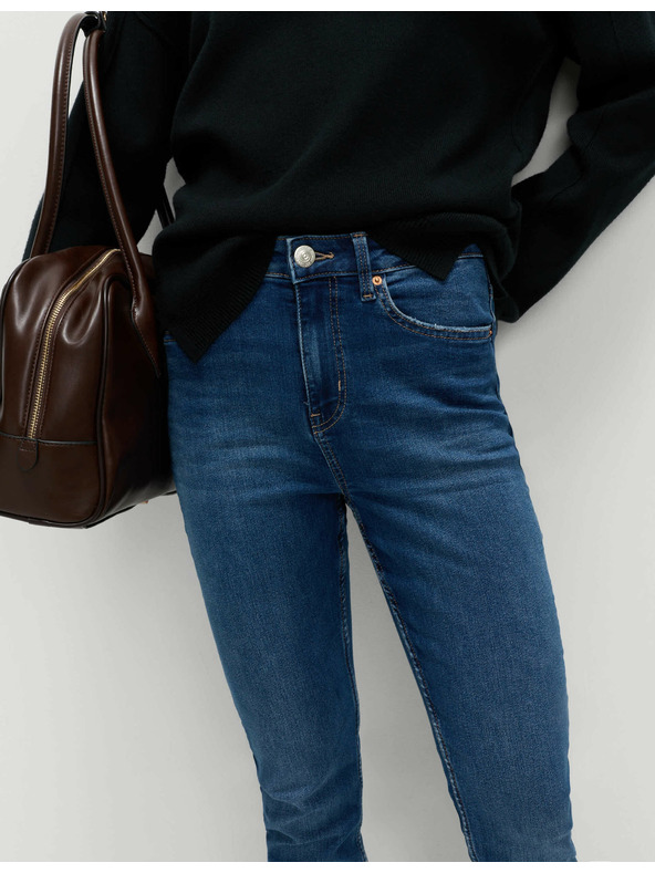 Marks & Spencer Тъмно сини дамски дънки с тясна кройка Marks & Spencer