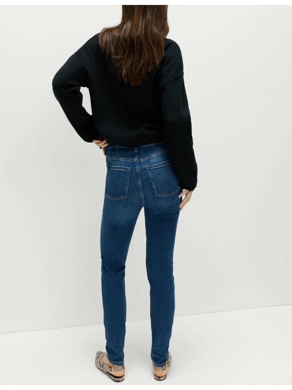 Marks & Spencer Тъмно сини дамски дънки с тясна кройка Marks & Spencer